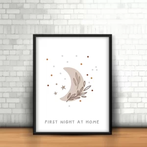 قاب عکس دکوراتیو کودکانه طرح ماه رویایی