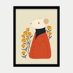 قاب عکس دکوراتیو کودکانه طرح موش کوچولو - تصویر 3