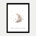 قاب عکس دکوراتیو کودکانه طرح ماه رویایی