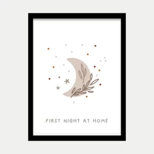 قاب عکس دکوراتیو کودکانه طرح ماه رویایی