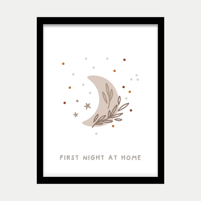 قاب عکس دکوراتیو کودکانه طرح ماه رویایی