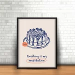 قاب عکس دکوراتیو آشپزی با عشق