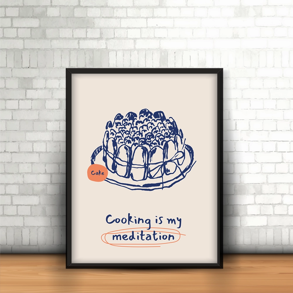 قاب عکس دکوراتیو آشپزی با عشق