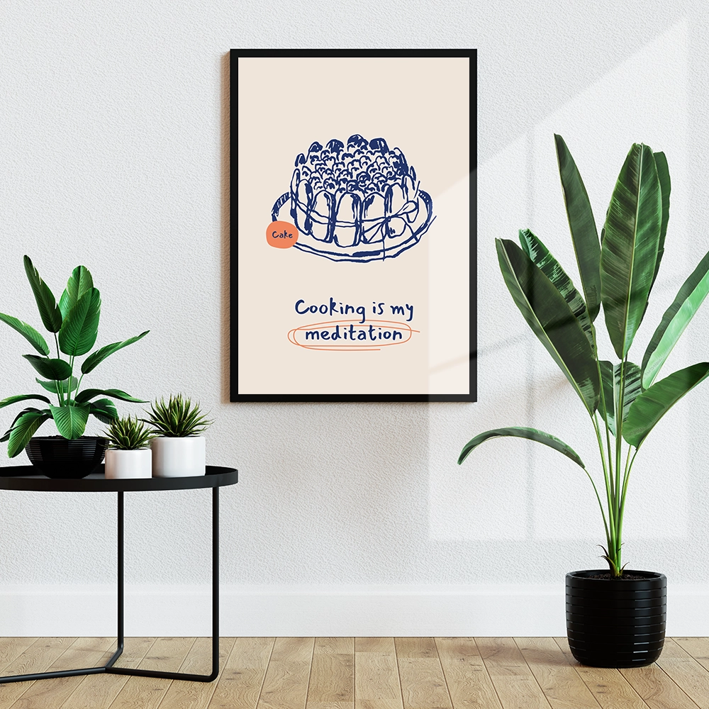 قاب عکس دکوراتیو آشپزی با عشق