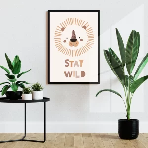 قاب عکس دکوراتیو کودکانه طرح دوست جنگل