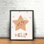 قاب عکس دکوراتیو کودکانه طرح ستاره‌ی من