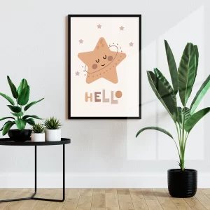 قاب عکس دکوراتیو کودکانه طرح ستاره‌ی من