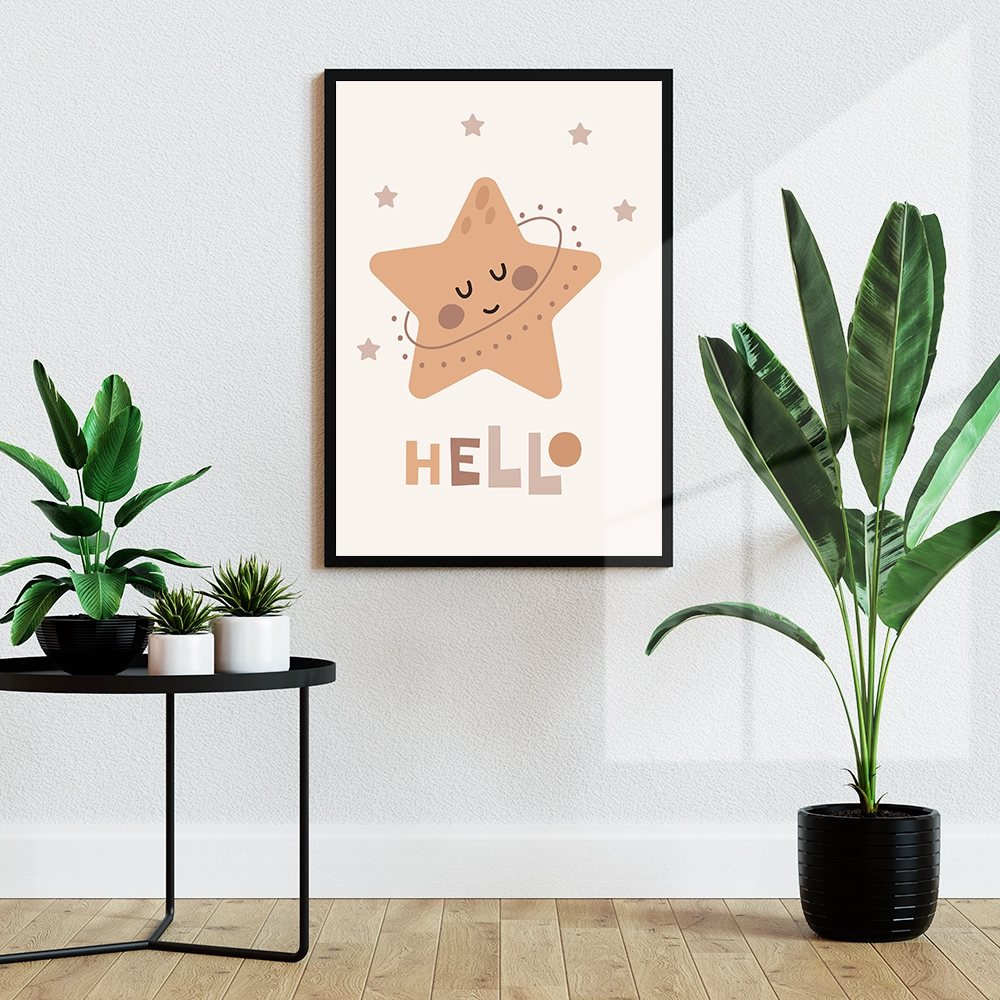 قاب عکس دکوراتیو کودکانه طرح ستاره‌ی من