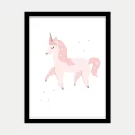 قاب عکس کودکانه طرح یونیکورن صورتی - تصویر 3