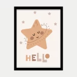 قاب عکس دکوراتیو کودکانه طرح ستاره‌ی من